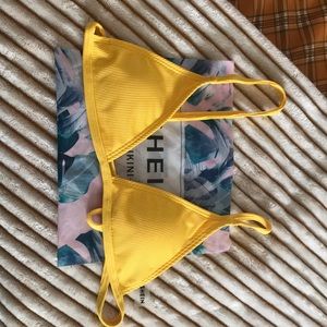 Rib Triangle Bikini Top